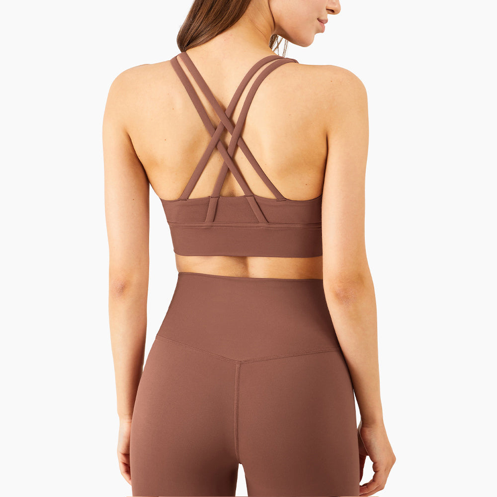 Cross Back Sport Yoga Bra