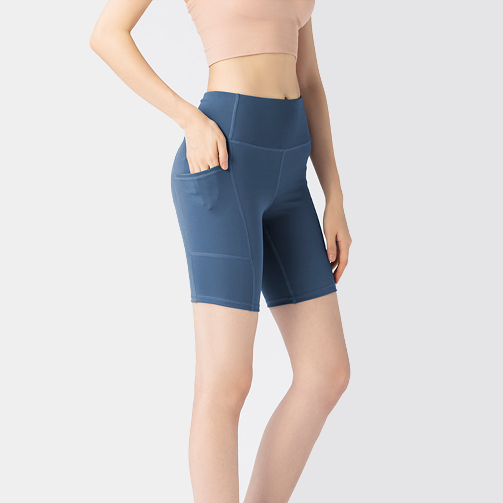 Yoga Shorts with Side Pocket