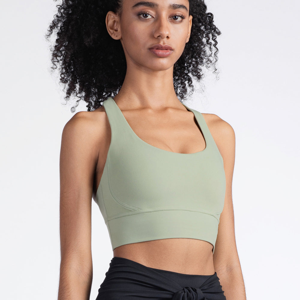 Cross Back Yoga Bra