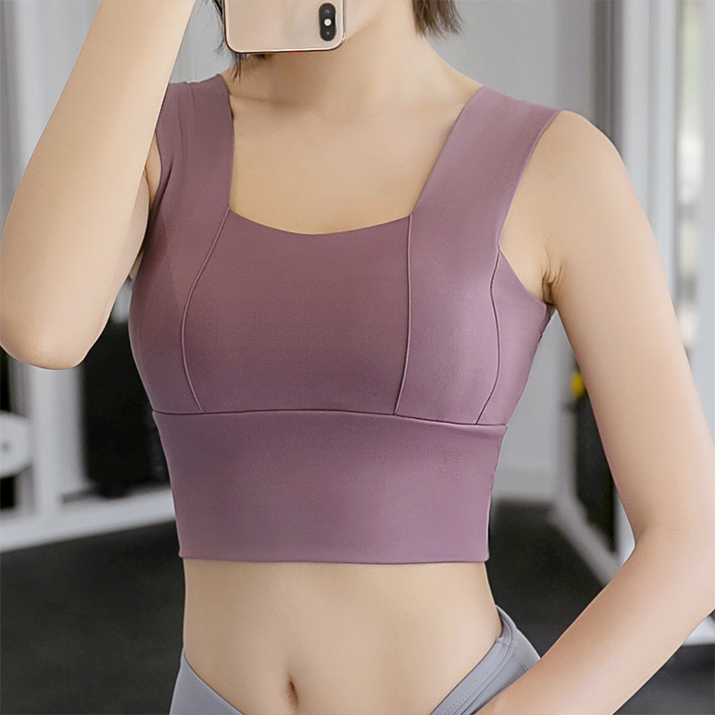 Wide Shoulder Yoga Bra