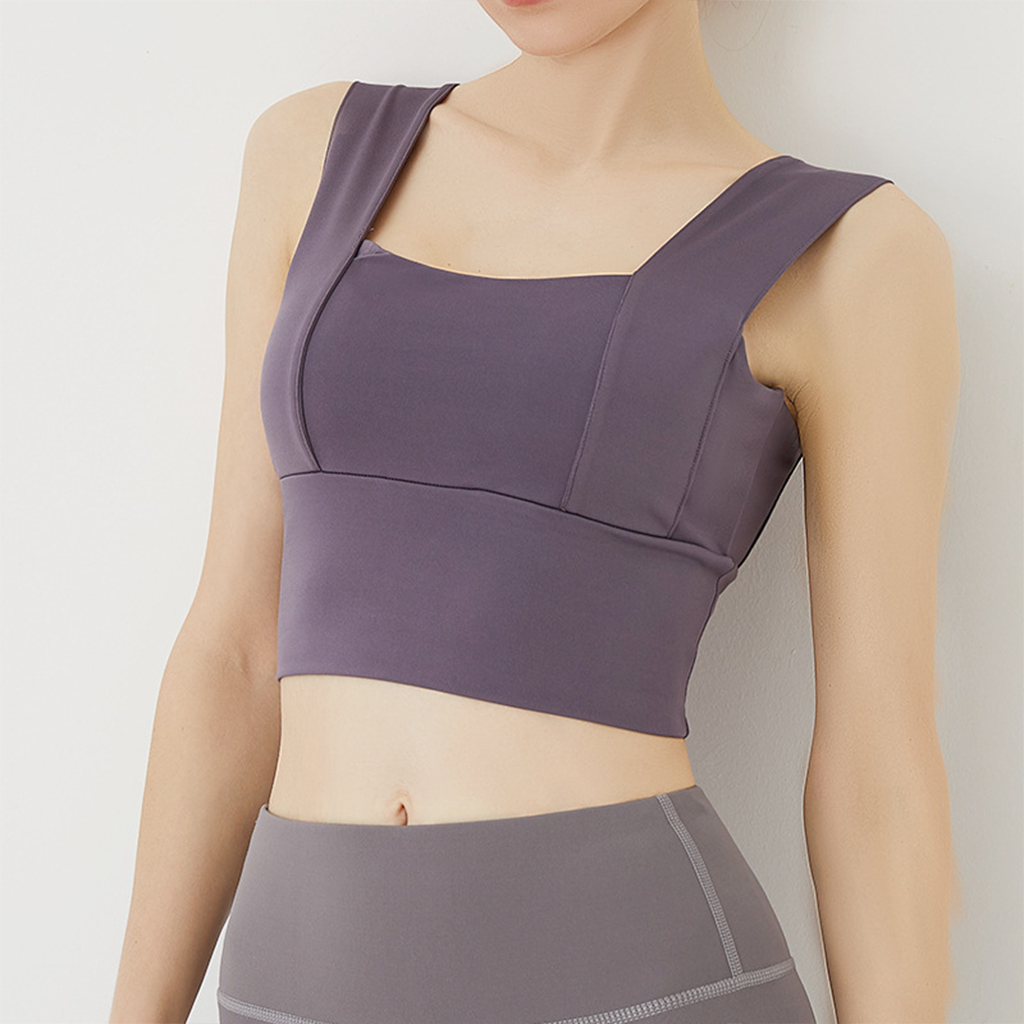 Wide Shoulder Yoga Bra