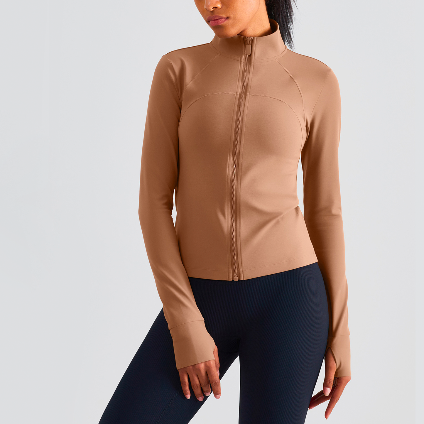 Stand-up Collar Yoga Jacket