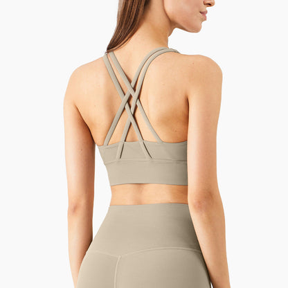 Cross Back Sport Yoga Bra