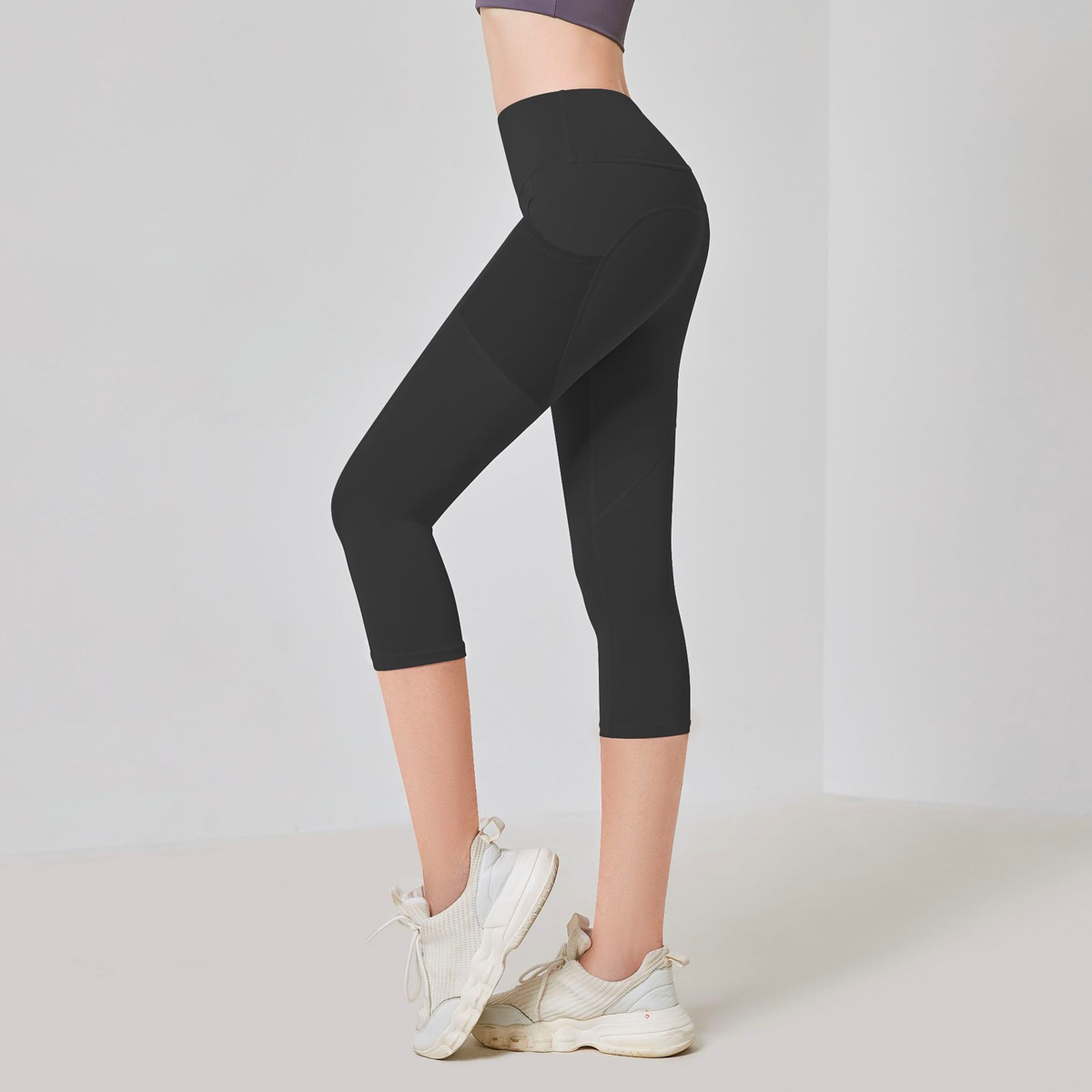 Fitness Capris with Pocket