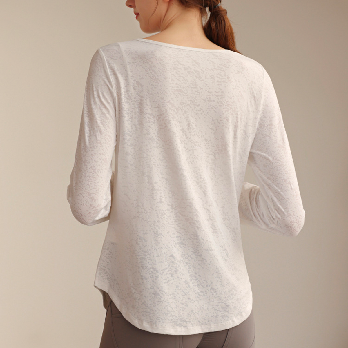 Jacquard Yoga Pullover