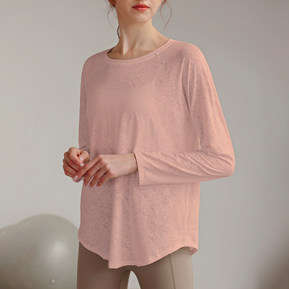 Jacquard Yoga Pullover