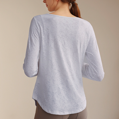 Jacquard Yoga Pullover