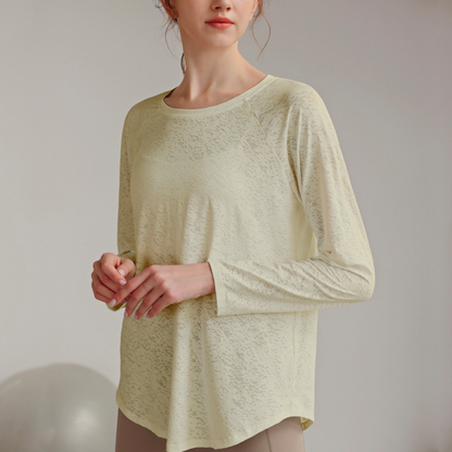Jacquard Yoga Pullover