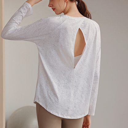 Jacquard Yoga Pullover