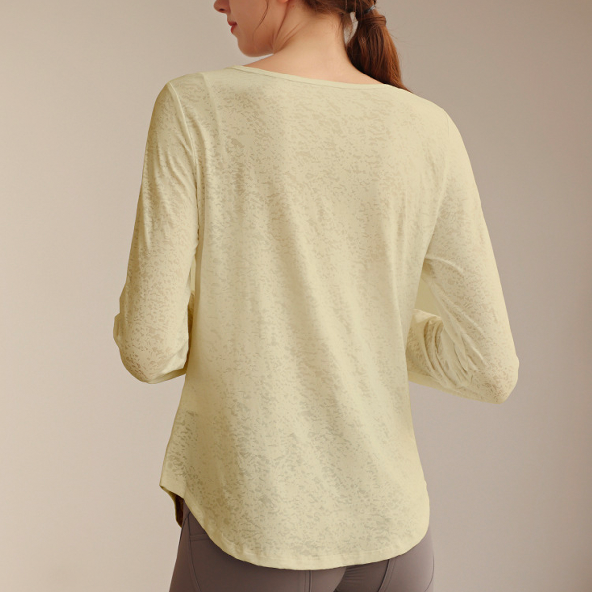 Jacquard Yoga Pullover