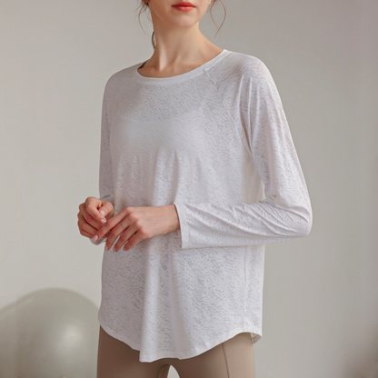 Jacquard Yoga Pullover