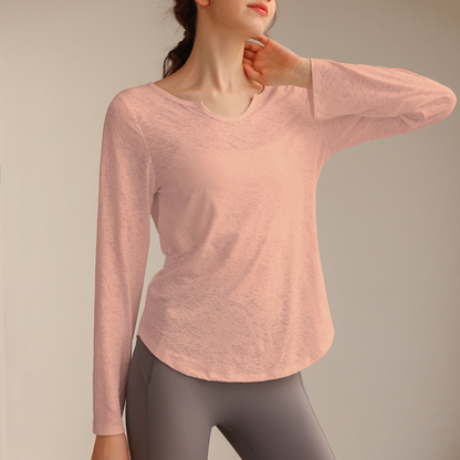 Jacquard Yoga Pullover