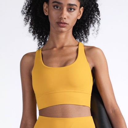 Cross Back Yoga Bra