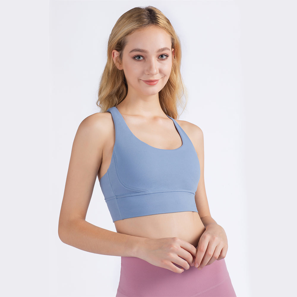 Cross Back Yoga Bra