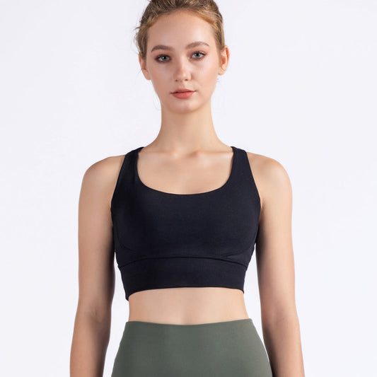 Cross Back Yoga Bra