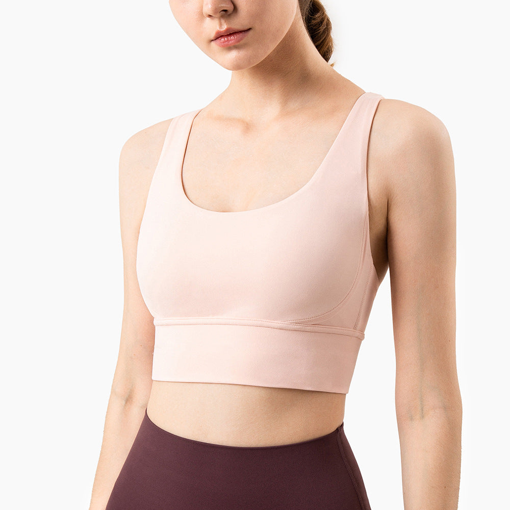 Cross Back Yoga Bra