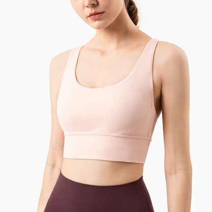 Cross Back Yoga Bra