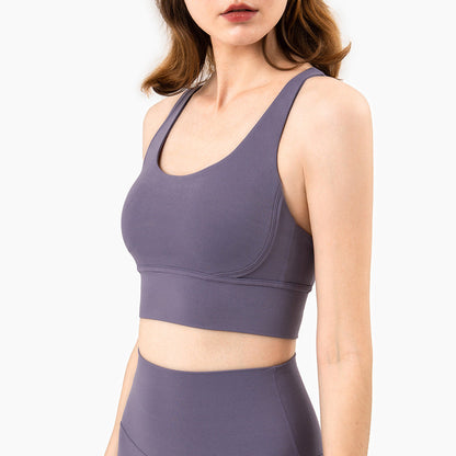 Cross Back Yoga Bra