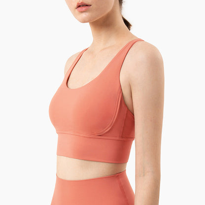Cross Back Yoga Bra