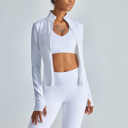 Stand-up Collar Yoga Jacket