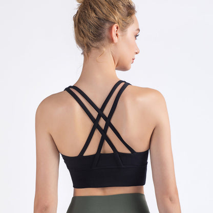 Cross Back Yoga Bra