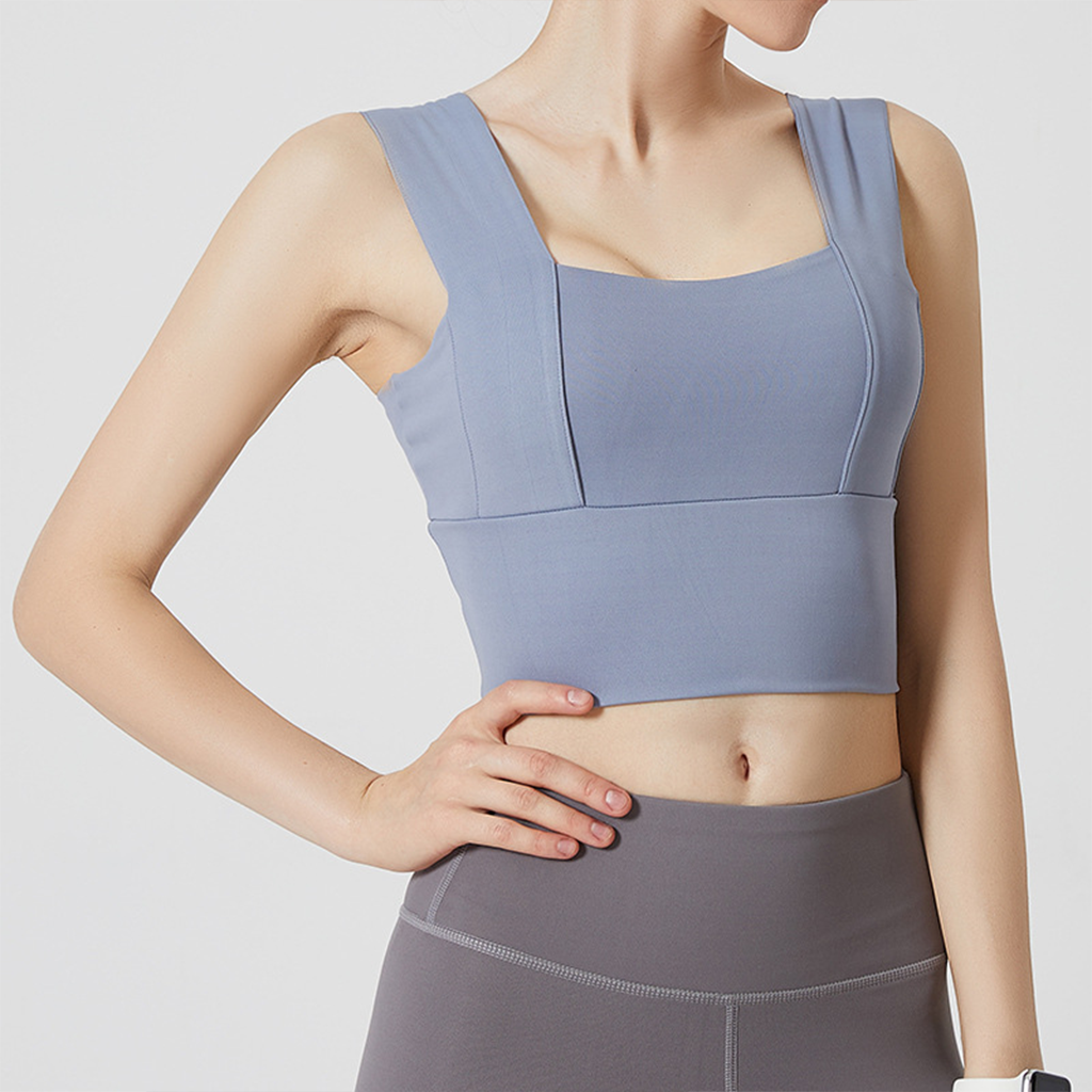 Wide Shoulder Yoga Bra