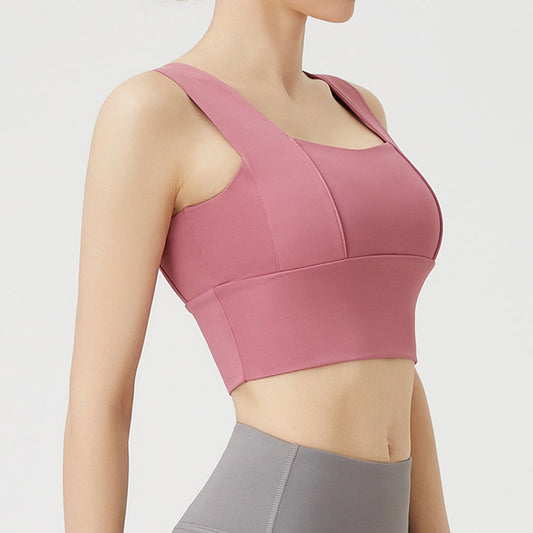 Wide Shoulder Yoga Bra