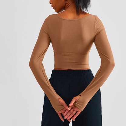 Long Sheet Yoga Top