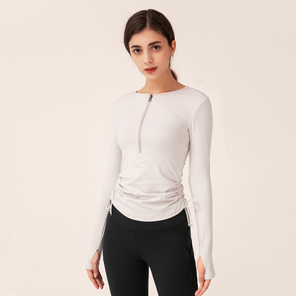 Drawstring Yoga Top