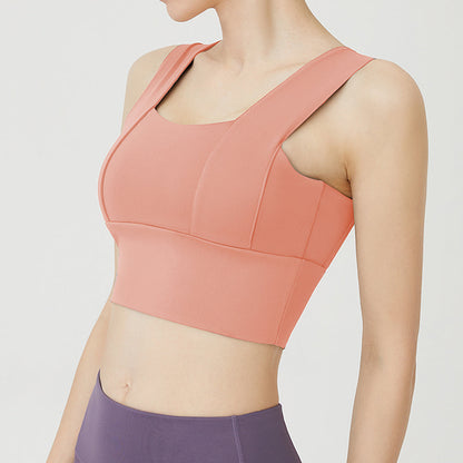 Wide Shoulder Yoga Bra