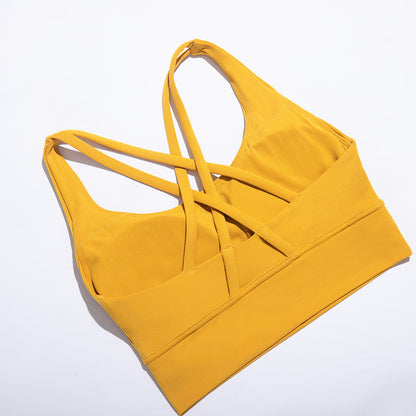 Cross Back Yoga Bra
