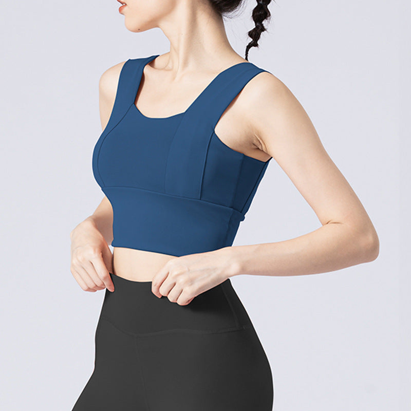 Wide Shoulder Yoga Bra