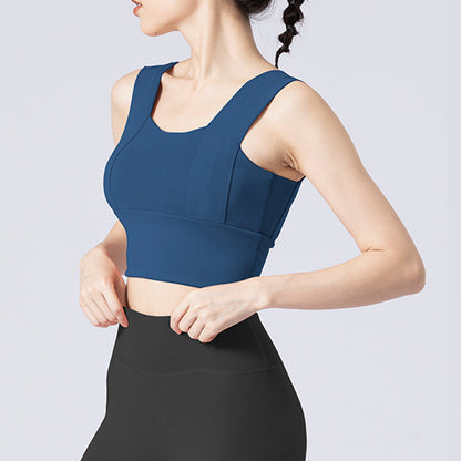 Wide Shoulder Yoga Bra